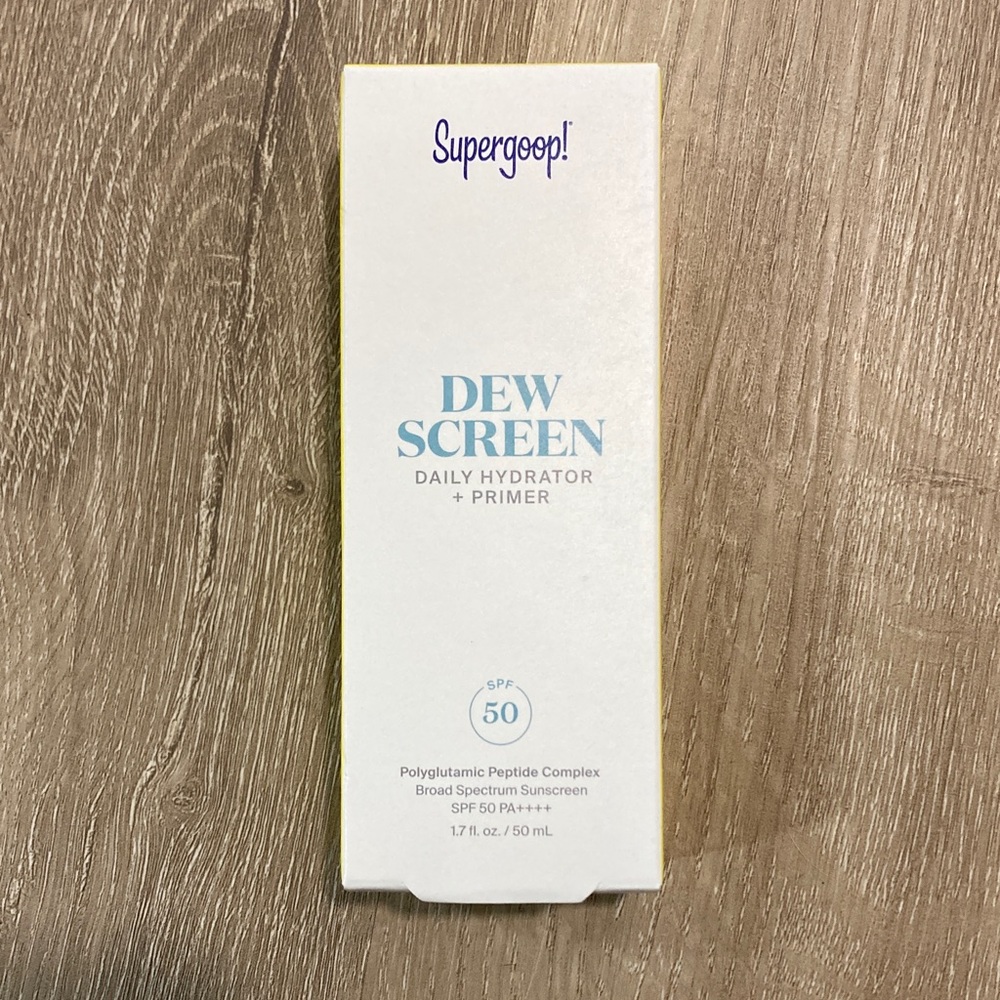 Supergoop! Dewscreen Hydrating Primer SPF 50 NWT 1.7oz Retails $38 Moisturizer